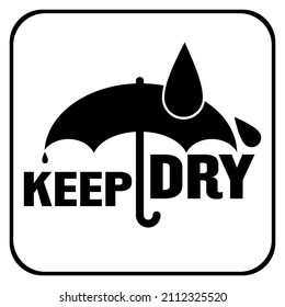 4,182 Keep dry symbol Images, Stock Photos & Vectors | Shutterstock