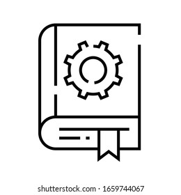 Instructions line icon, concept sign, outline vector illustration, linear symbol.