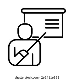 Instructor Icon Element for Design