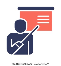 Elemento de ícone de instrutor para design