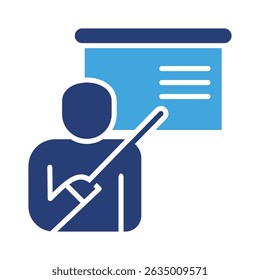 Elemento de ícone de instrutor para design