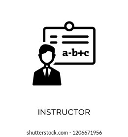 Instructor icon. Instructor symbol design from Online learning collection.