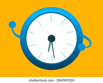 The instrument capable of measuring, maintaining and indicating time in conventional units is called a clock.