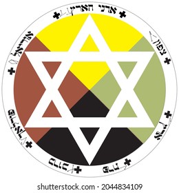 Instrument of the element earth. Hexacle magic thing. 