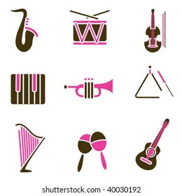 Instrumentensymbol-Set