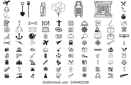 instrument icon set vector illustration. 