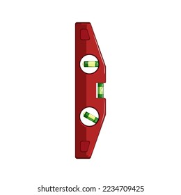 instrument level tool cartoon. instrument level tool sign. isolated symbol vector illustration