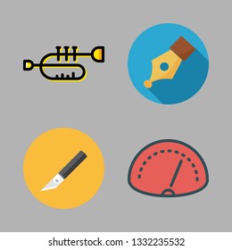 instrument vector icon set