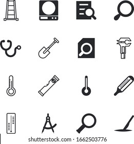 instrument vector icon set such as: media, accuracy, operate, talk, knife, industrial, microphone, rule, drawing, abstract, studio, scalpel, eye, diet, repair, surgeon, listen, spade, liquid, checked
