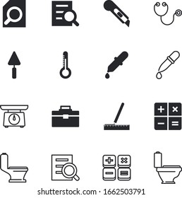 instrument vector icon set such as: celsius, mathematics, penknife, workshop, bag, trowel, house, treatment, transparent, hospital, care, structure, centimeter, kitchen, food, stationery, scraper