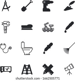 conjunto de iconos vectoriales de instrumentos como: escarabajo, doblado, cuchillo, destornillador, empresario, azul, estilo, detective, vista, enfermo, conjunto, monitor, fijo, suelo, grapas, lupe, antena, plantación, pala, corazón