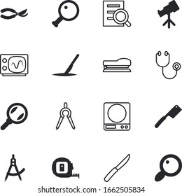 Symbol für die Vektorillustration des Instruments wie: Pruner, Gärtner, Wave, Oszillation, Heftklammer, Feder, Stethoskop, Frequenz, Kurve, Strom, Gewicht, Herz, Wissenschaft, Raum, Diagnose, Stativ, Meter