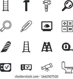 Instrument Vector Icon Set Such As: Scanner, Money, Financial, Temperature, Exploration, Universe, Cold, Finance, Inch, Ultrasonic, Style, Rule, Learning, Build, Meteorology, Scope, Climate