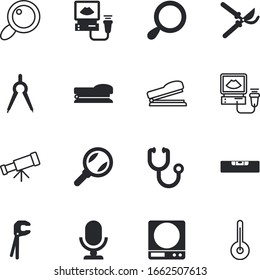 instrument vector icon set such as: diet, hospital, air, nature, number, handle, weight, stars, drawing, scales, garden, kitchen, store, meter, discover, hardware, spanner, plan, hot, talk, pruner