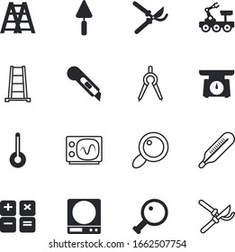 instrument vector icon set such as: lab, universe, water, stepladder, text, star, satellite, find, medicine, infographic, money, architect, economy, scraper, clinic, oscilloscope, signal, moon
