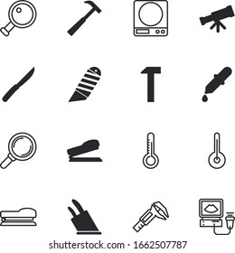 conjunto de iconos vectoriales de instrumentos como: ultrasónico, sonografía, sonido, observación, prueba, comercialización, kilogramo, brújula, corazón, fluido, moderno, técnico, peso, saludable, caucho, ingeniería, exploración