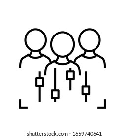 Instruments line icon, concept sign, outline vector illustration, linear symbol.