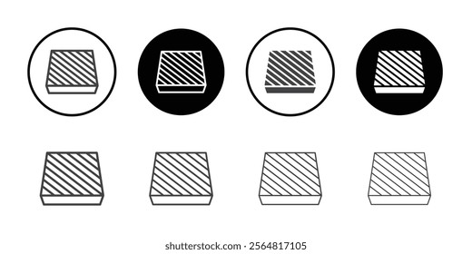 Insular icon Thin outline art symbol