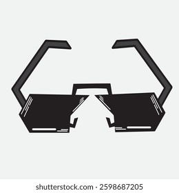 insulated flat style reflective safety glasses