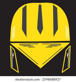 insulated flat style reflective safety head helmet