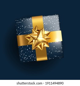 Insulated packed gift box for the holiday. 3D images, illustrations