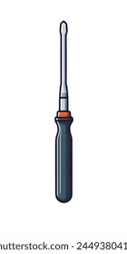 insulated screwdriver handle tool vecktor illustrations