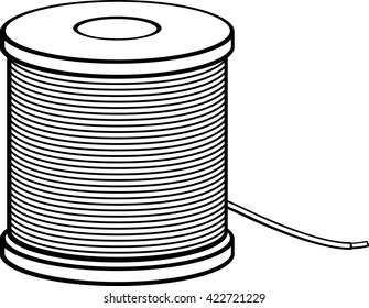 insulated wire spool