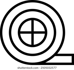 insulating icon. Thin linear style design isolated on white background
