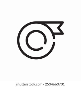 insulating tape icon sign vector