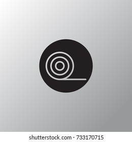 Insulating tape icon in trendy isolated on grey background.Vector illustration.