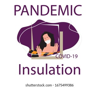 Ilustración vectorial pandémica 