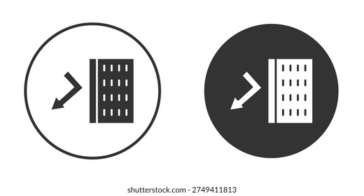 Insulation icon clipart flat designs. illustration vectors