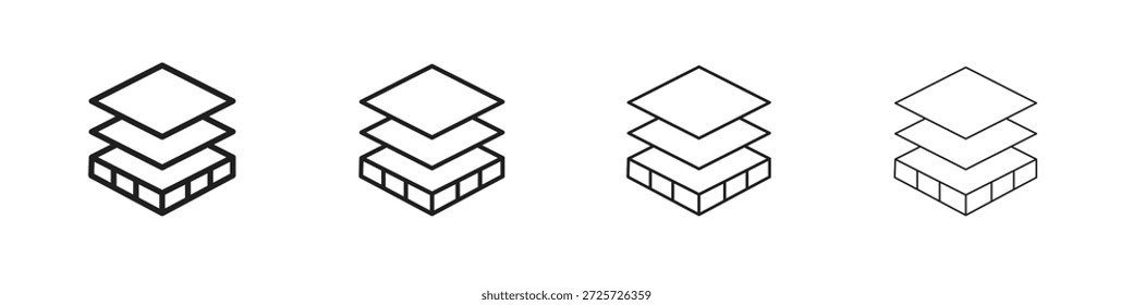 Concepto de icono de aislamiento. Símbolo de línea delgada. Vector de estilo de contorno simple
