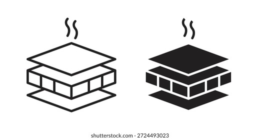 Ilustración de icono de aislamiento, Vector de línea delgada, signo de Diseño web,