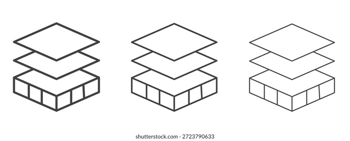 Icono de aislamiento en estilo doodle de arte de línea. Signo de contorno de trazo editable, eps 10