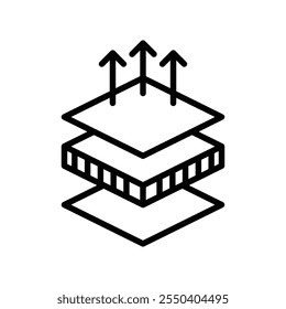Icono de aislamiento logotipo lineal aislado