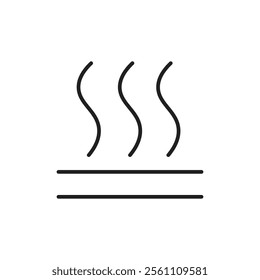 Insulation icon Outline vector line symbol