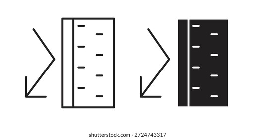 Vectores simples del icono del aislamiento en negro, convenientes para los proyectos