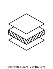 insulation icon, vector best line icon.