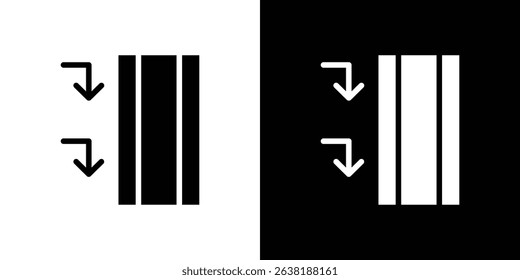 Insulation icon Vector in flat style. Collection silhouettes