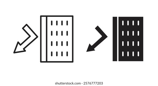 Insulation icons pack for ui designs