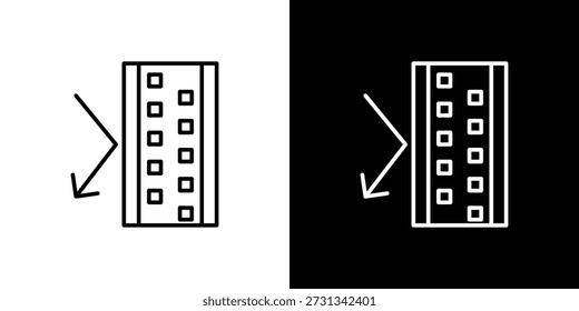 Insulation icons Simple element collection.