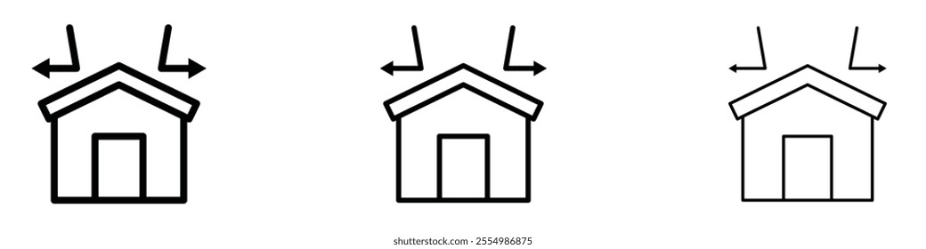 Insulation icons in tree different stroke sizes