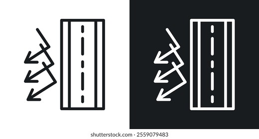 Insulation icons. vector set in black colors
