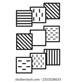 Insulation layers icon. Vector illustration. EPS 10.