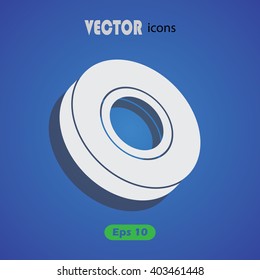 insulation scotch tape vector icon