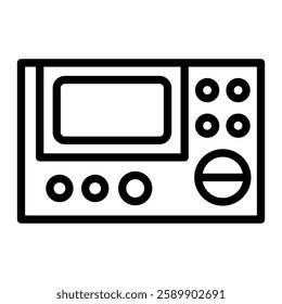 Insulation Tester Vector Line Icon Design For Personal And Commercial Use