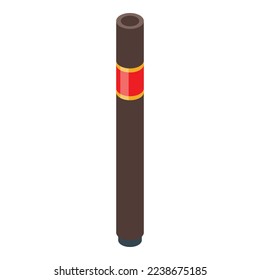 Insulator tank icon isometric vector. Electronic cigarette. Smoke electric