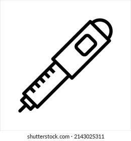 Insulinpen, Vektorsymbol-Design