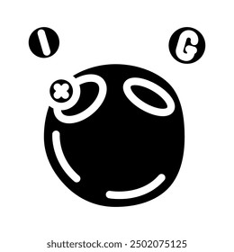 insulin resistance obesity overweight glyph icon vector. insulin resistance obesity overweight sign. isolated symbol illustration